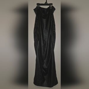 SHEIN Strapless Black Dress